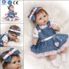 Zimtown Handmade RealLife Baby Dolls, 22" Soft Silicone Vinyl Reborns Lifelike Newborn Baby Girl Toy