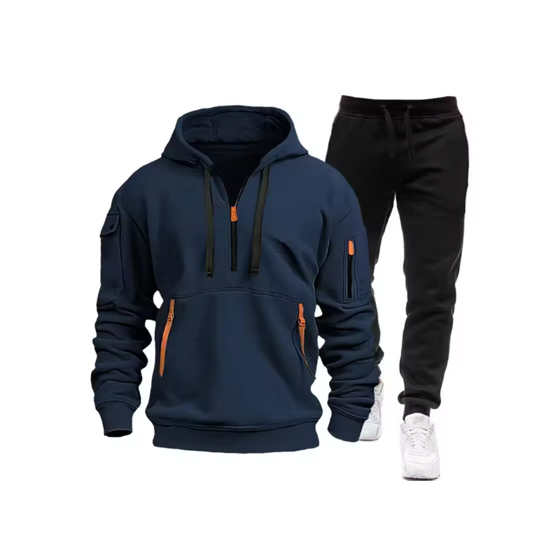 2024 Fashion Tracksuit For Men Hoodie Fitness Gym Clothing Men Running Set Sportswear Jogger Men'S Tracksuit Winter Suit Sports