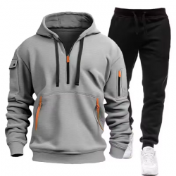 2024 Fashion Tracksuit For Men Hoodie Fitness Gym Clothing Men Running Set Sportswear Jogger Men'S Tracksuit Winter Suit Sports