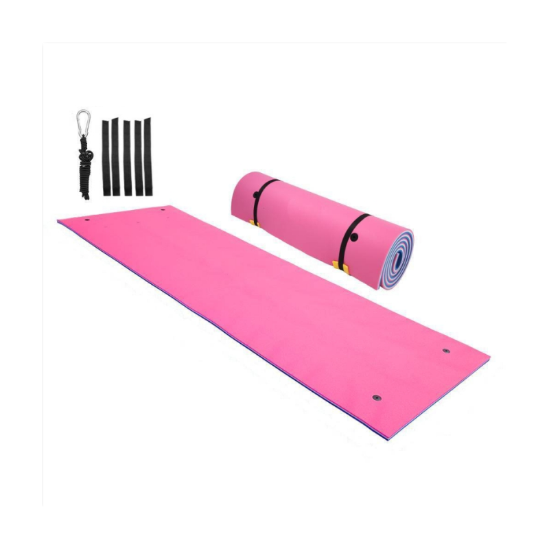 imtown 18ft x 6 ft Floating Mat, for Pool, Beach, Ocean, Lake, Pink/Blue