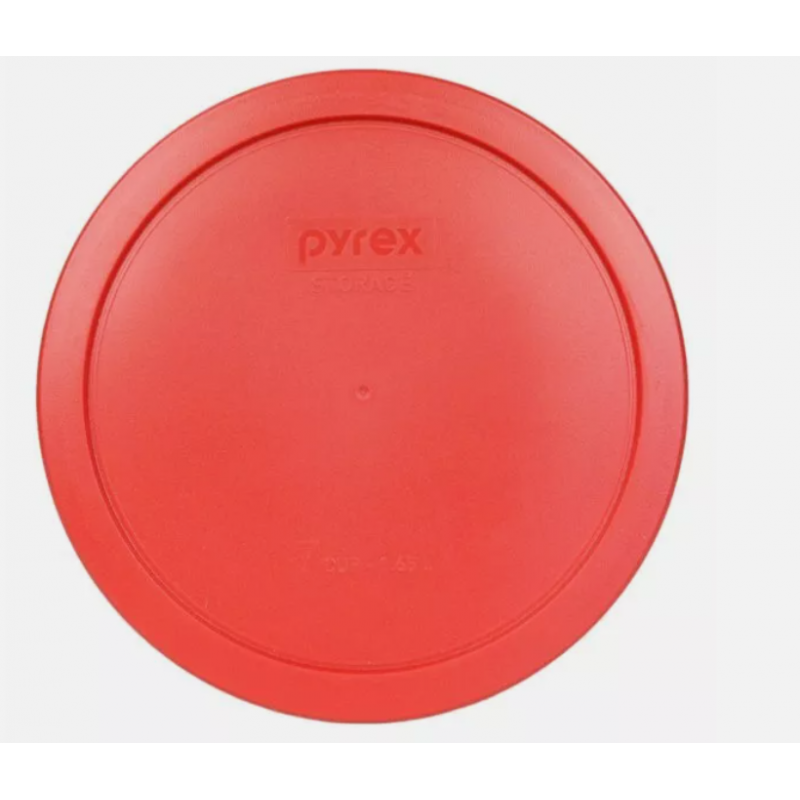 Pyrex Replacement Lid Red Round 7200, 7201, 7202, 7402 Bowls 1,2,4,6/7 Cup