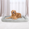 Zimtown Large Soft Crate Mat, Pet Bed, Gray 51 x 35 Inch, Gray