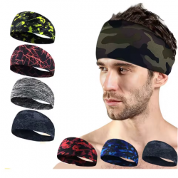 Absorbent Sport Sweat Headband Elastic Sweatband For Men and Wome