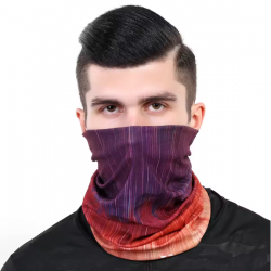 Versatile Seamless Bandana For Men Women Gradient Color Sports Mask