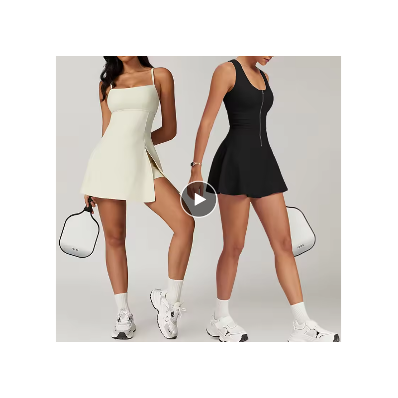 Women's Tracksuit Yoga Sets Tennis Skirt Short Sports Suits