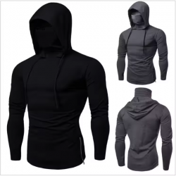 Factory Direct Sales Solid Color Autumn Leisure Fitness Sweatshirt