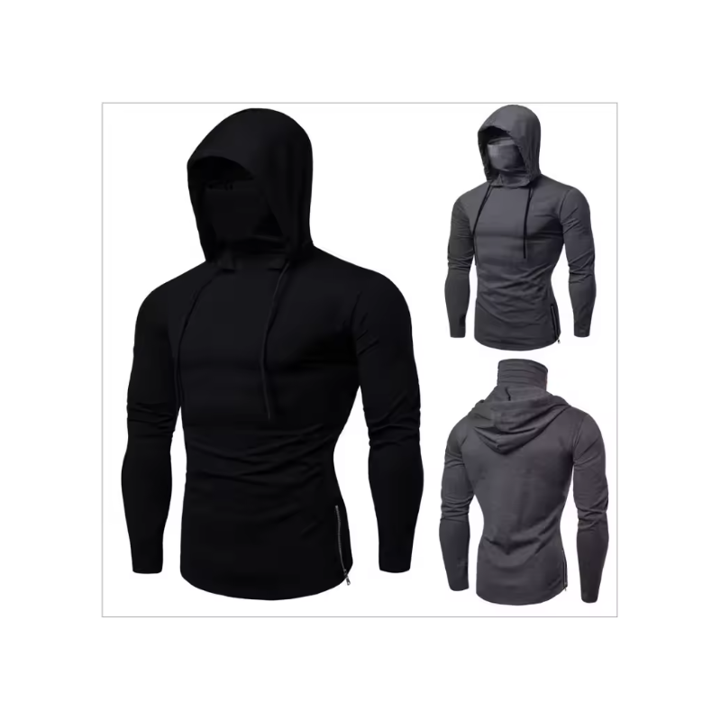 Factory Direct Sales Solid Color Autumn Leisure Fitness Sweatshirt