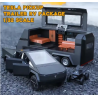 1:32 Tesla Cybertruck Pickup Trailer Alloy Car Model