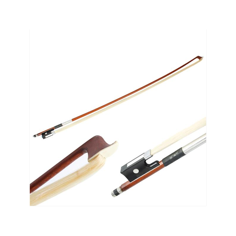 High Quality Arbor Violin Bow with Black Handle Brown