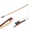 High Quality Arbor Violin Bow with Black Handle Brown