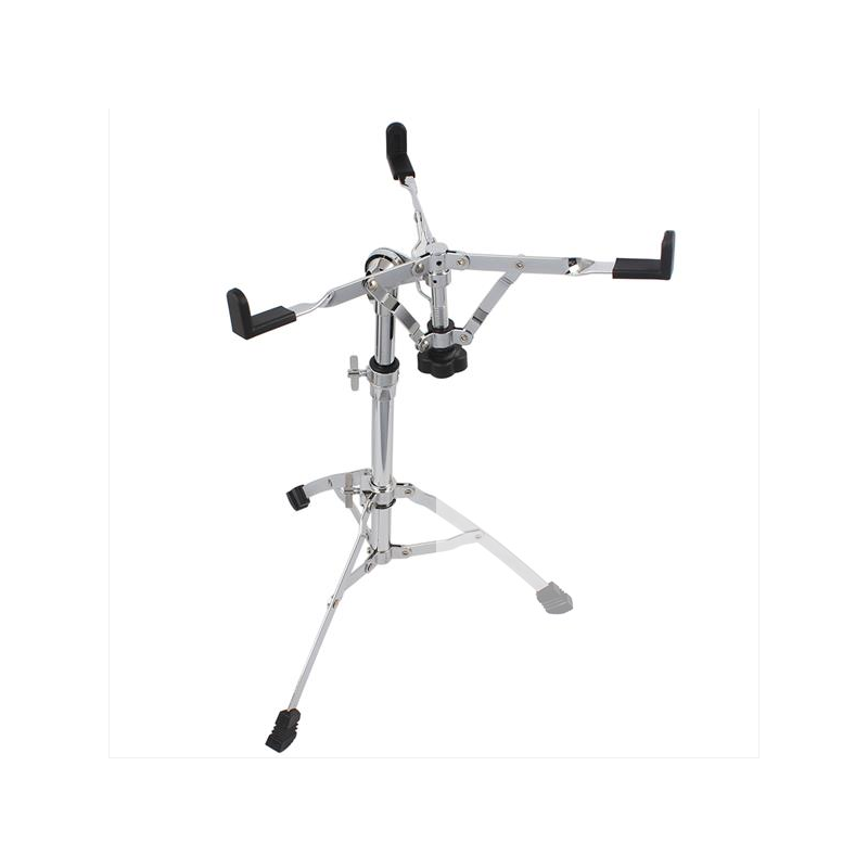 Chrome Plated Dumb Snare Drum Stand Tripod Silver