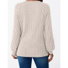 FB New Womens Long Sleeve Shirts Casual Tunic Work Tops