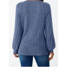FB New Womens Long Sleeve Shirts Casual Tunic Work Tops