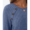 FB New Womens Long Sleeve Shirts Casual Tunic Work Tops