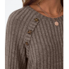 FB New Womens Long Sleeve Shirts Casual Tunic Work Tops