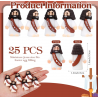 25 Pcs Little Jesus Figures Original Design Jesus Love You Mini Rubber Toys