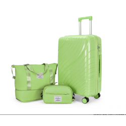 Zimtown 3 Piece Carry-on Luggage Sets