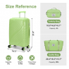 Zimtown 3 Piece Carry-on Luggage Sets