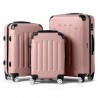 Zimtown 3Pcs 20/24/28" Luggage Set Travel Bag TSA Lock Trolley Carry On Suitcase Rose Gold SKU: Z1-13029046