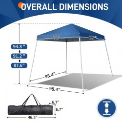 Zimtown Pop Up Canopy Tent Instant Practical Waterproof Folding Tent with Carry Bag