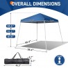 Zimtown Pop Up Canopy Tent Instant Practical Waterproof Folding Tent with Carry Bag